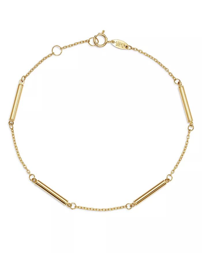 Bar Station Bracelet in 14K Yellow Gold - 100% Exclusive | Bloomingdale's (US)