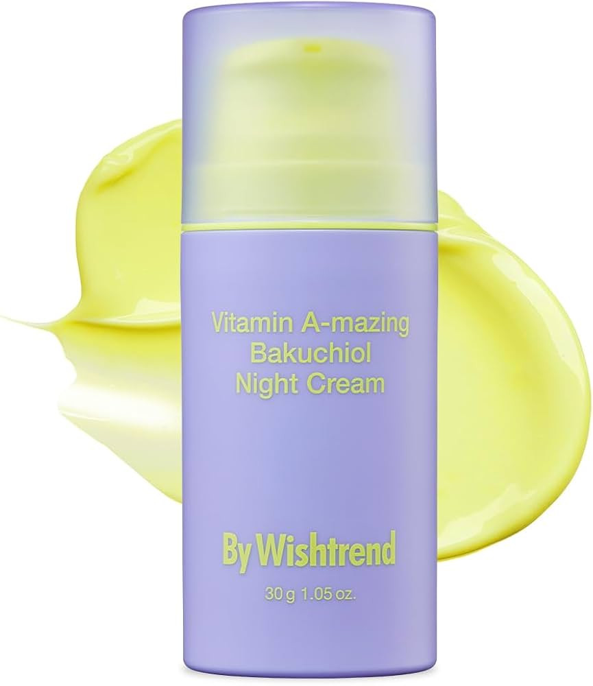 BY WISHTREND] Vitamin A-mazing Bakuchiol Retinal Night Cream, Korean Retinol Alternative, Slow Ag... | Amazon (US)