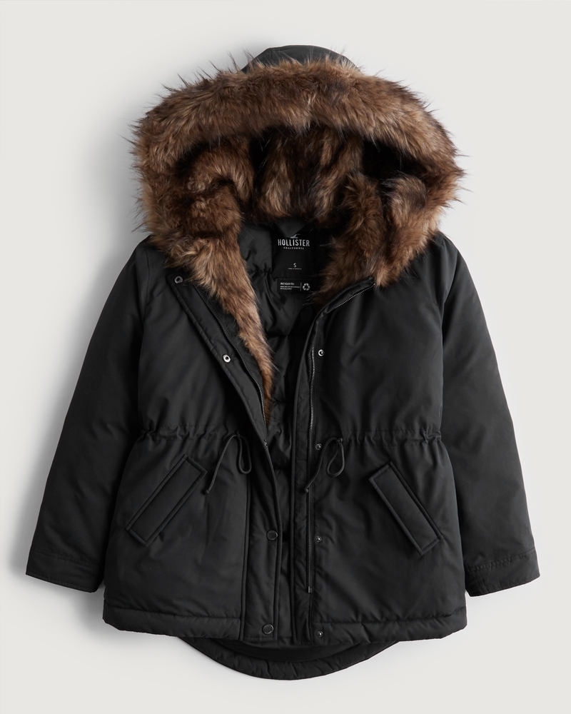 Women's Faux Fur-Lined Parka | Women's Up to 60% Off Select Styles | HollisterCo.com | Hollister (US)