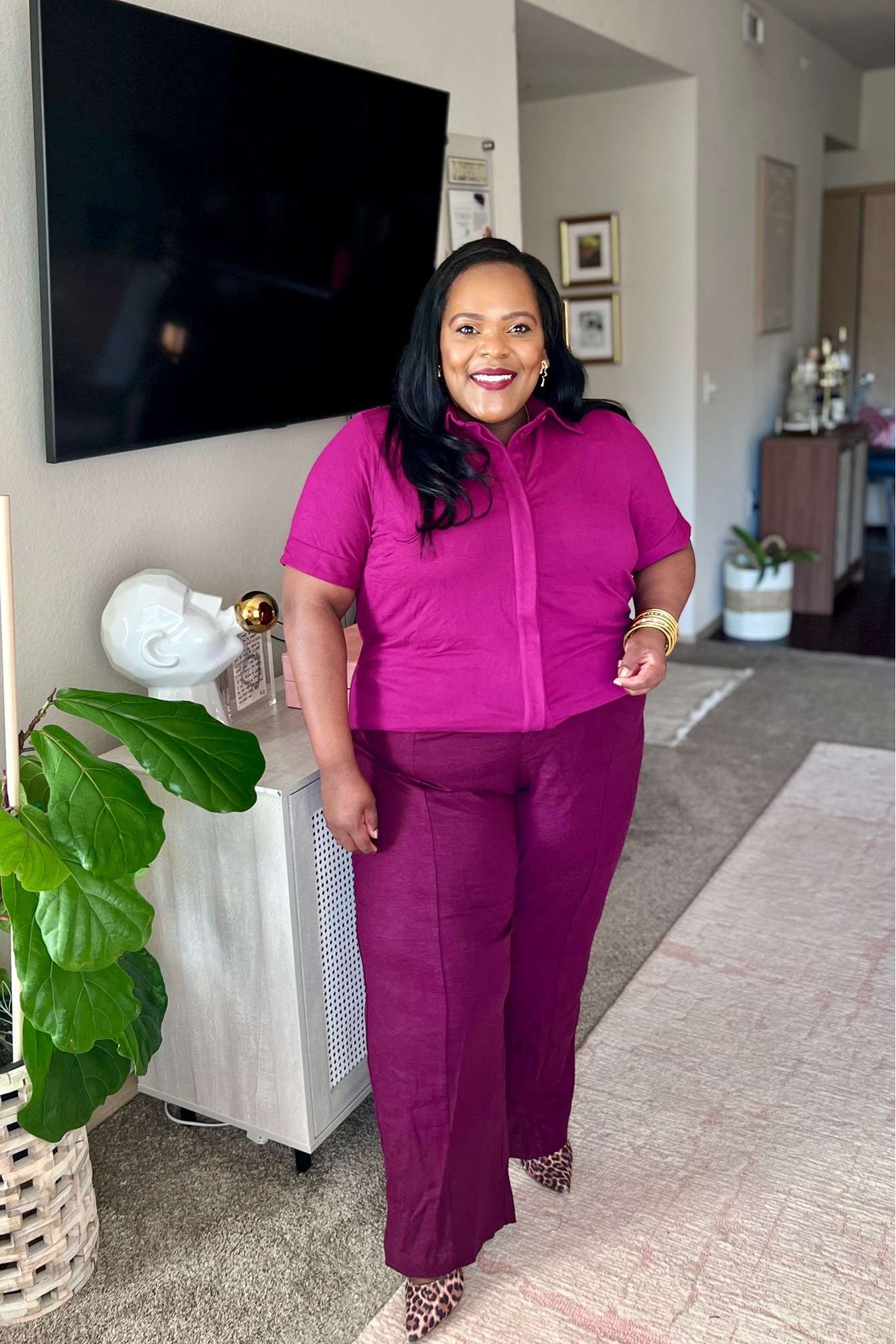 Gorgeous berry colors and leopard print shoes. Use code: INFS-AMBNICOLE to save 10% off! 

#LTKFindsUnder100 #LTKStyleTip #LTKPlusSize