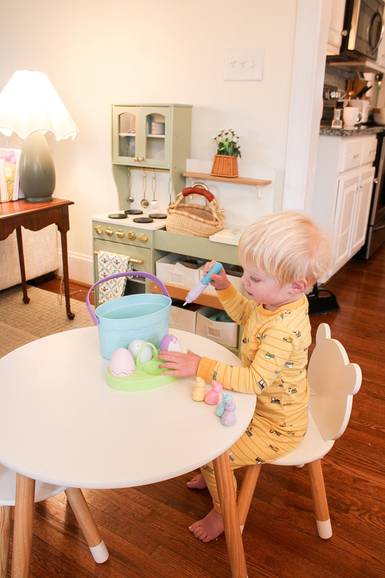Egg decorating with out the mess! 🐣 we love this fun Easter activity for my toddler - so fun and you can reuse it! 

#LTKBaby #LTKmomlife #LTKKids