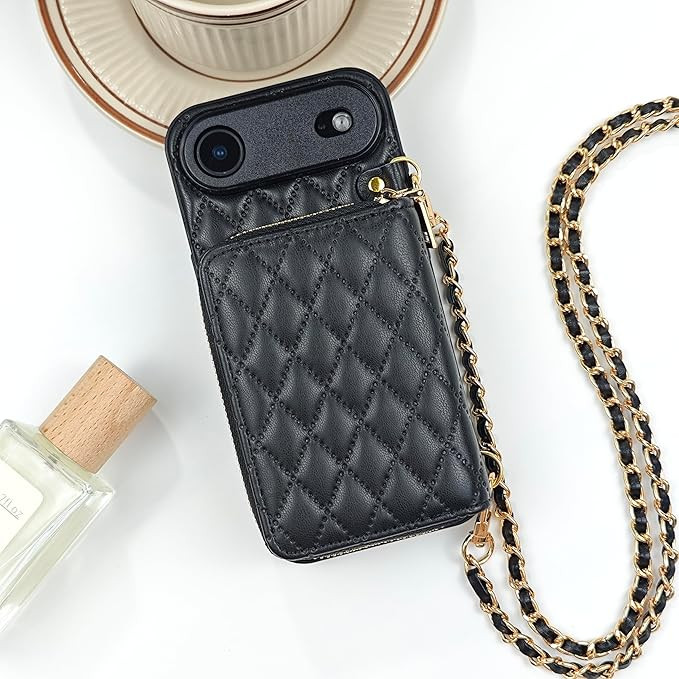 Compatible with iPhone 17 Air Case Wallet for Women, Stylish Crossbody Wallet Case with Detachabl... | Amazon (US)