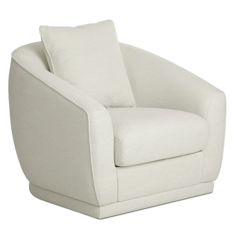 Evolur Magnolia Swivel Chair, Dandelion | Walmart (US)