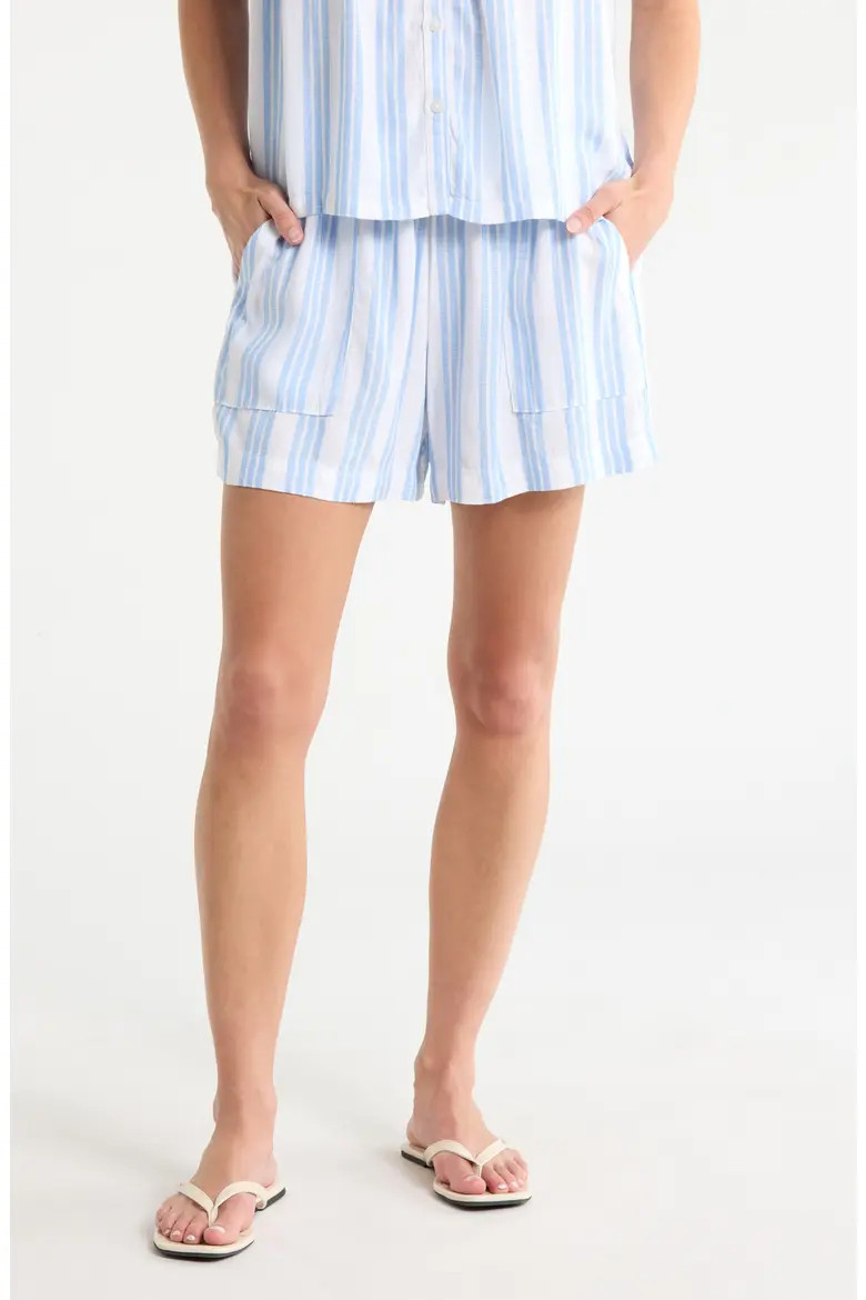Marseille Linen Blend Drawstring Shorts (Women) | Nordstromrack | Nordstrom Rack