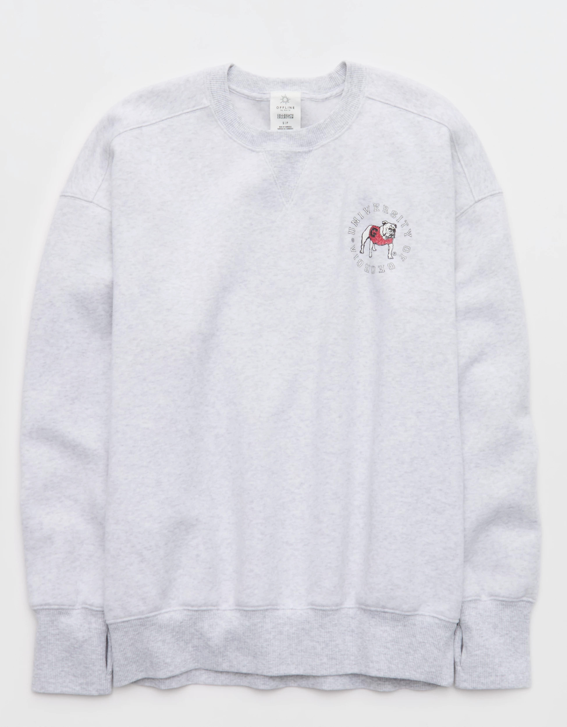 Georgia Bulldogs OFFLINE By Aerie Crewneck | Aerie