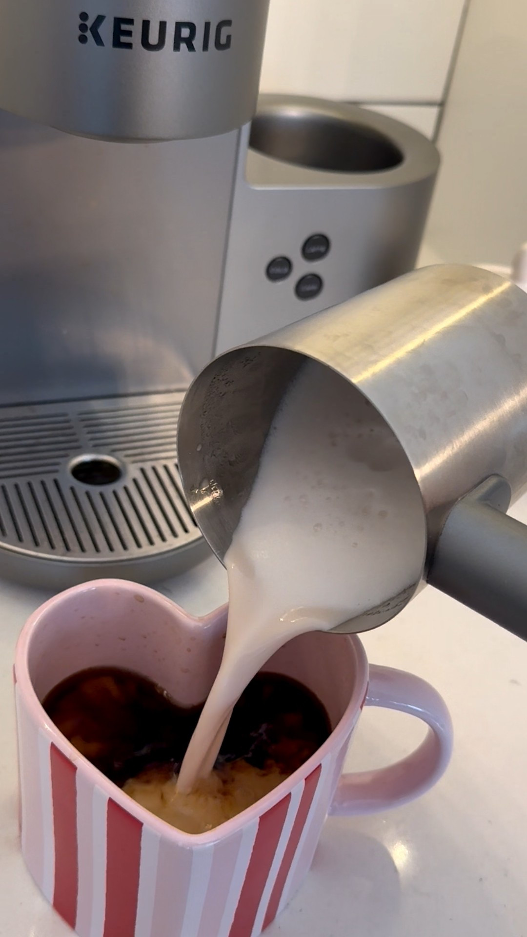 Pouring the perfect foam right at home ☕️🤍 My Keurig is on sale and makes mornings feel like a little coffee shop moment without leaving the house. Treat yourself.


Heart mug, homemade latte, creamy foam at home, Keurig coffee maker, Keurig on sale, coffee bar at home, morning coffee routine, latte at home, foam coffee, teacher morning routine, cozy coffee moment, treat yourself at home

#LTKFindsUnder100 #LTKGiftGuide #LTKHome