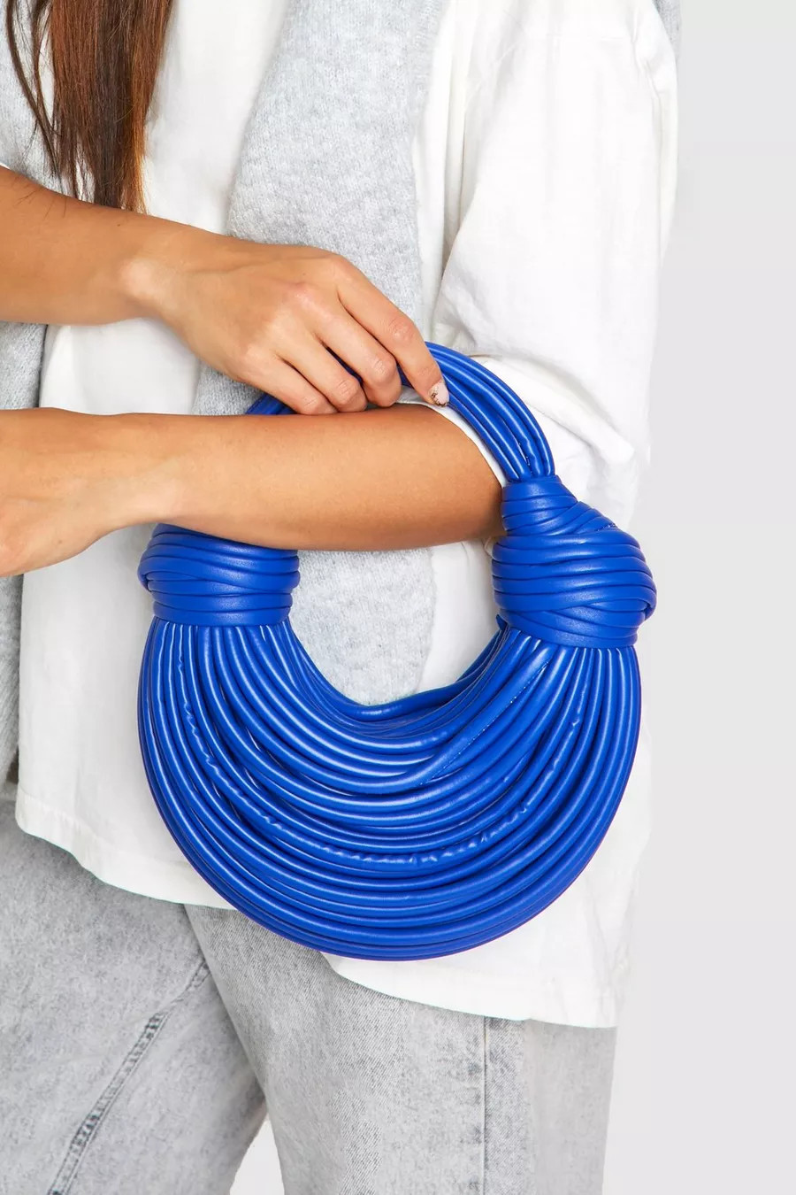 Knot Detail Strappy Grab Bag | boohoo (US & Canada)