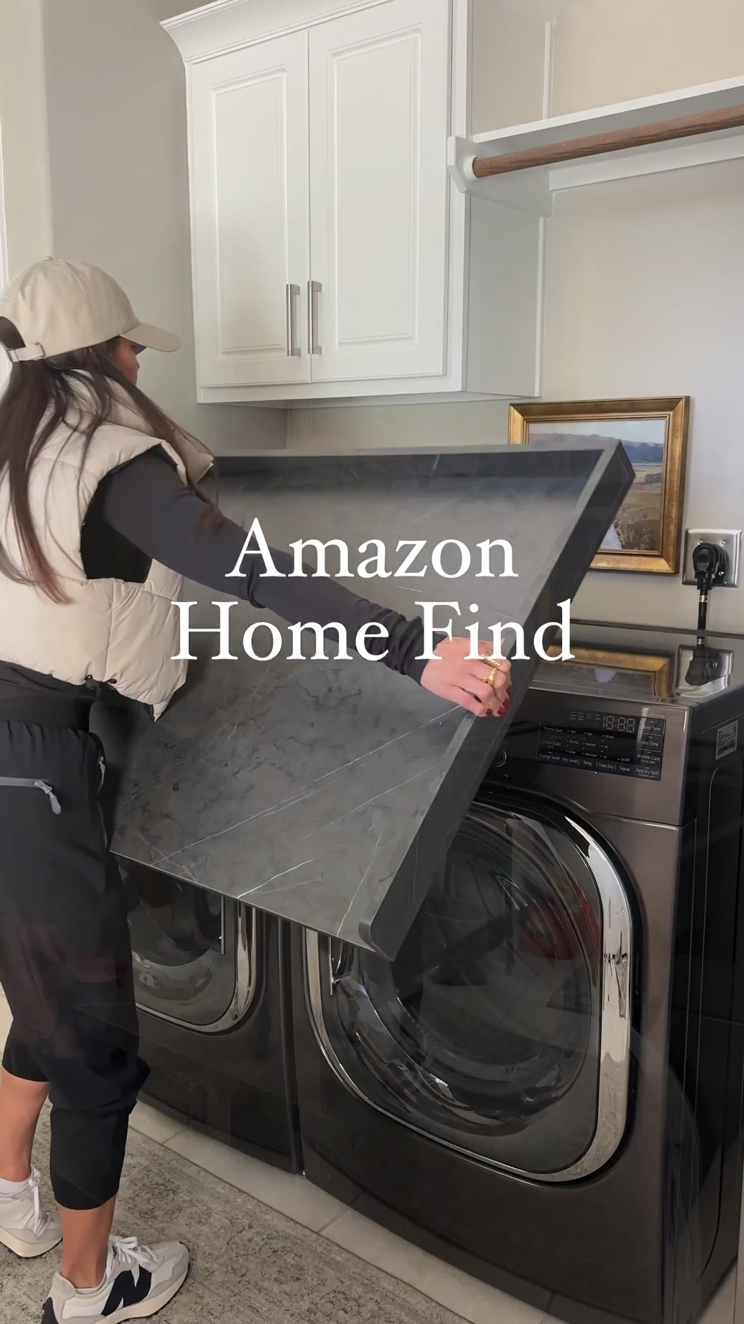 washer dryer topper, viral laundry topper, laundry room topper, laundry shelf, laundry room hack, laundry room upgrade, laundry organization topper, washer dryer styling, laundry room shelf idea, viral laundry product

laundry room makeover, laundry room organization, laundry room styling, small laundry room ideas, laundry room essentials, home organization hacks, home styling, modern laundry room, laundry room aesthetic, laundry room transformation


viral hack, trending home find, Amazon must have, TikTok made me buy it, viral product, home must have, organization hack, life hack, home decor trend, 2025 home essentials, game changer

#LTKStyleTip #LTKSaleAlert #LTKHome