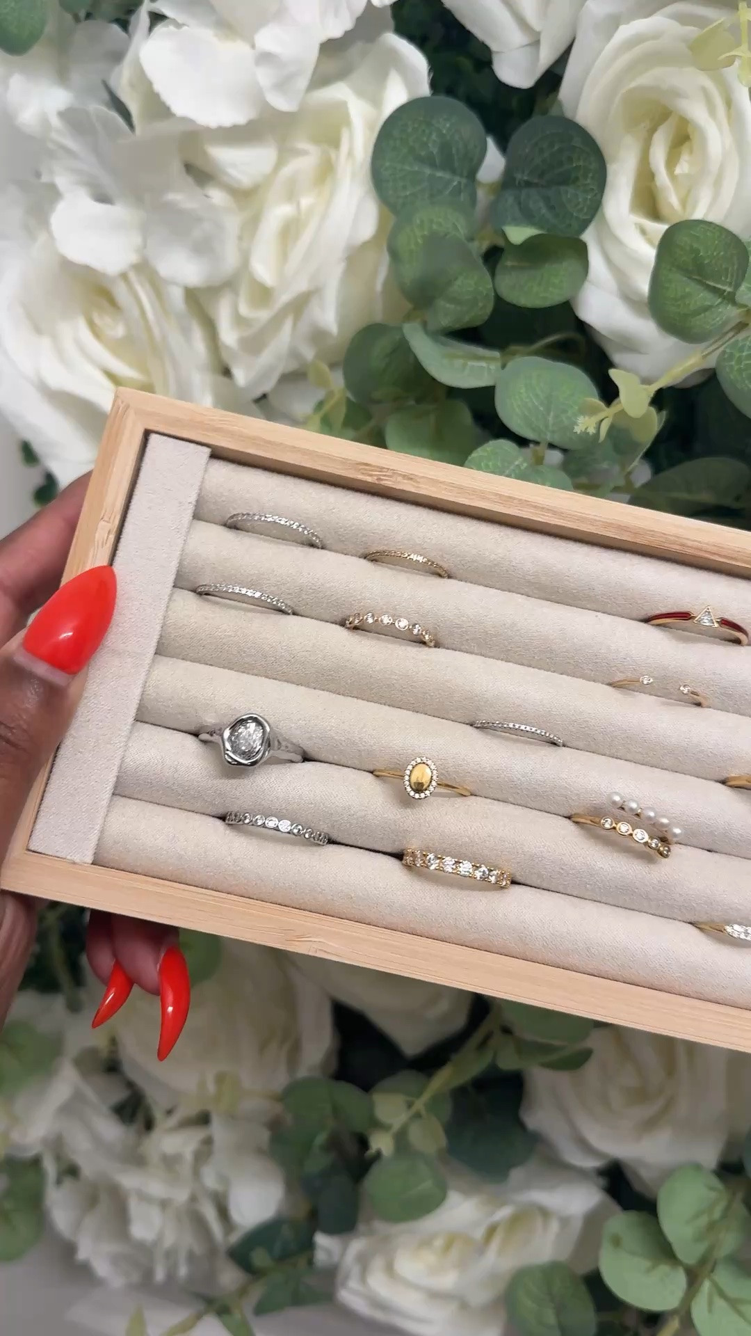 New ring organizer ✨

I also tagged as many rings as I could that is on the tray some of them that are not tagged or either custom or they were picked up locally in Vegas

#LTKBeauty