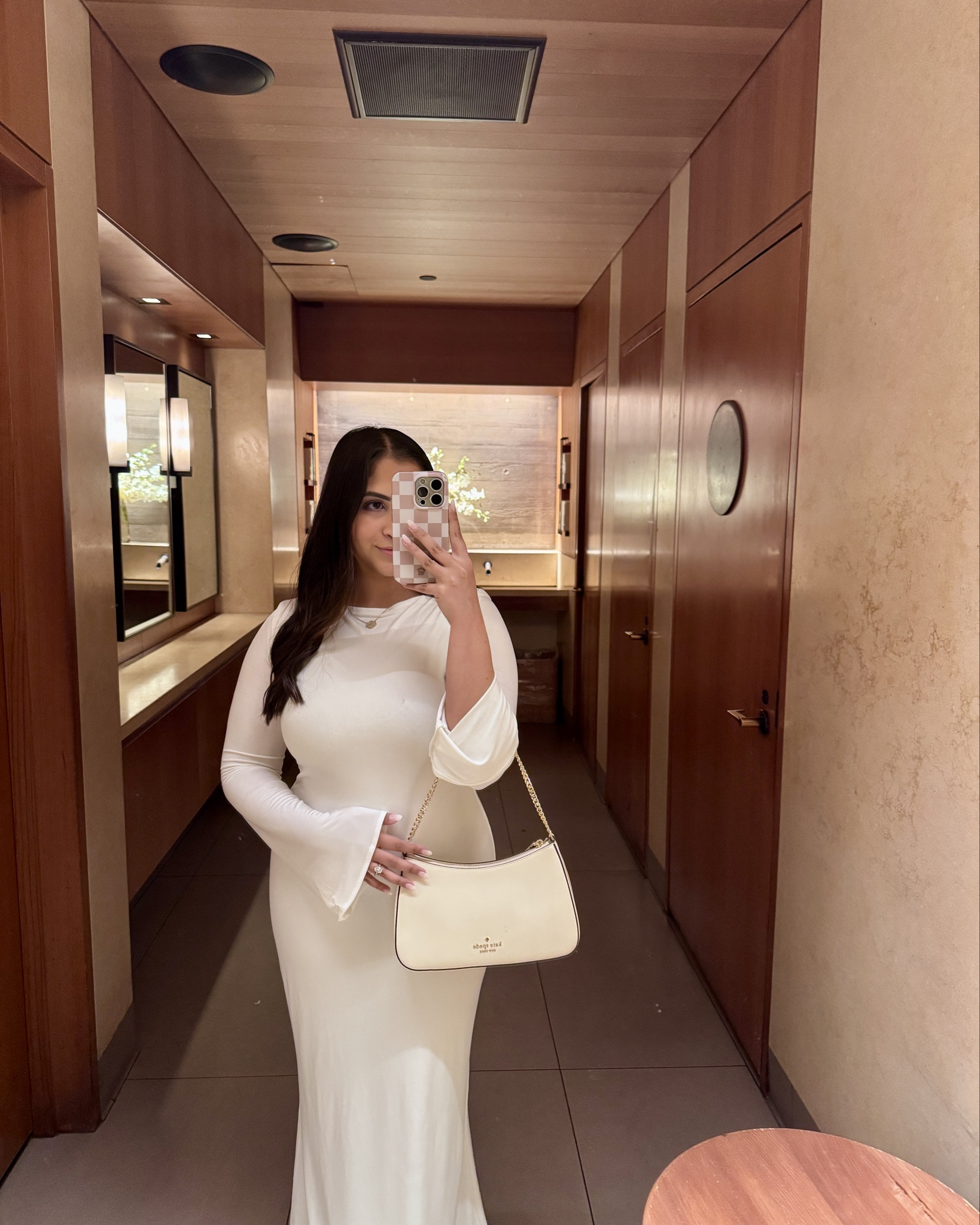 The perfect semi-modest white dress 🤍 Long sleeves and no open back! 

#LTKMidsize #LTKFindsUnder100 #LTKPetite