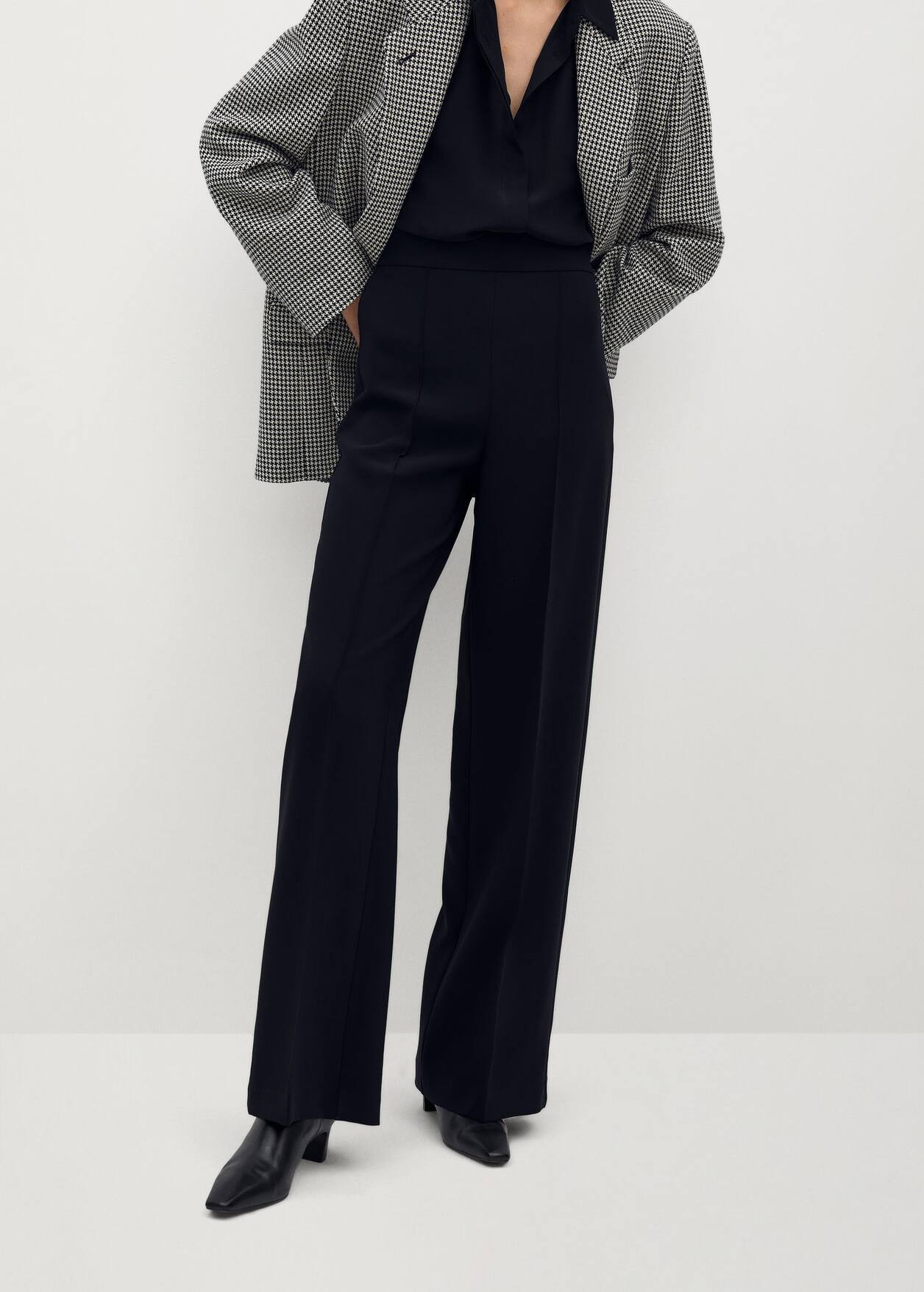 Flowy palazzo pants | MANGO (US)