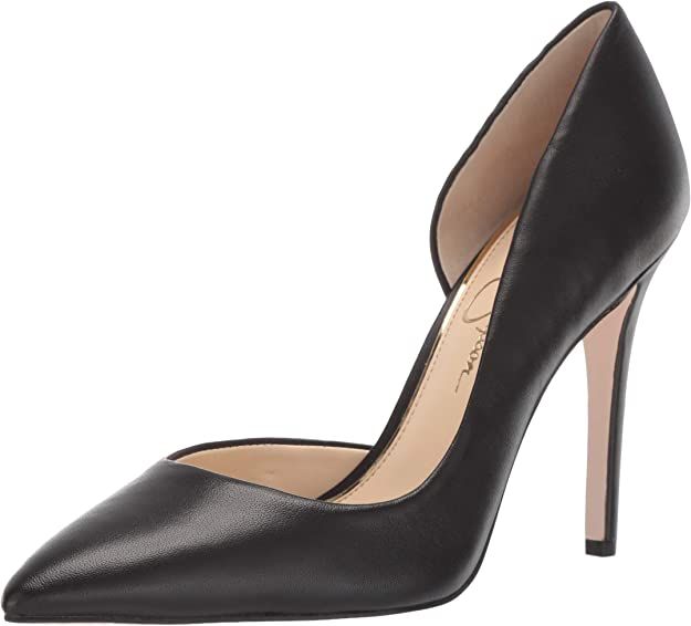 Jessica Simpson Womens Prizma Patent Leather Pointed Toe Heels | Amazon (US)