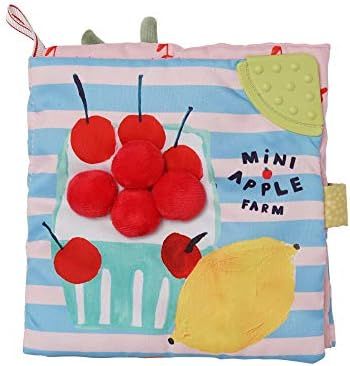 Manhattan Toy Mini-Apple Farm Soft Activity Crinkle Book for Baby & Toddler with Discovery Mirror an | Amazon (US)