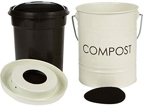 The Relaxed Gardener Kitchen Compost Bin (0.8 Gallon) - Rust Proof and Leak Proof - Built Tough t... | Amazon (US)