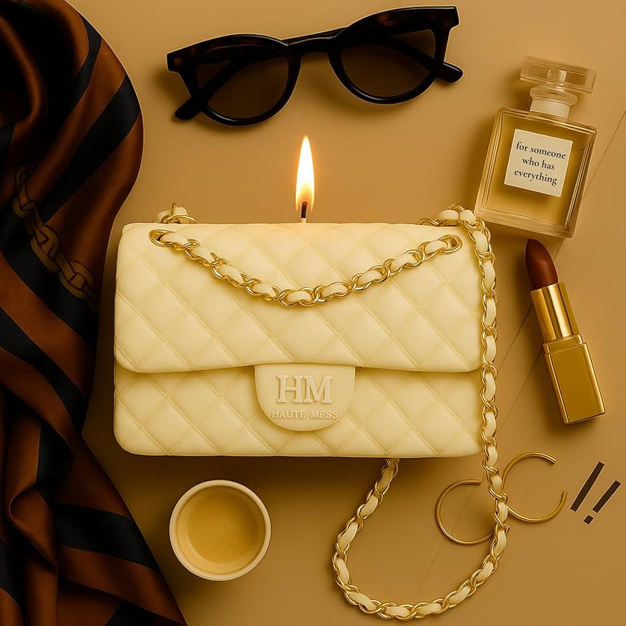 Handbag Candle in GiftBox - Haute Mess - Designer Gifts for Women - High End Luxury Candles for W... | Amazon (US)