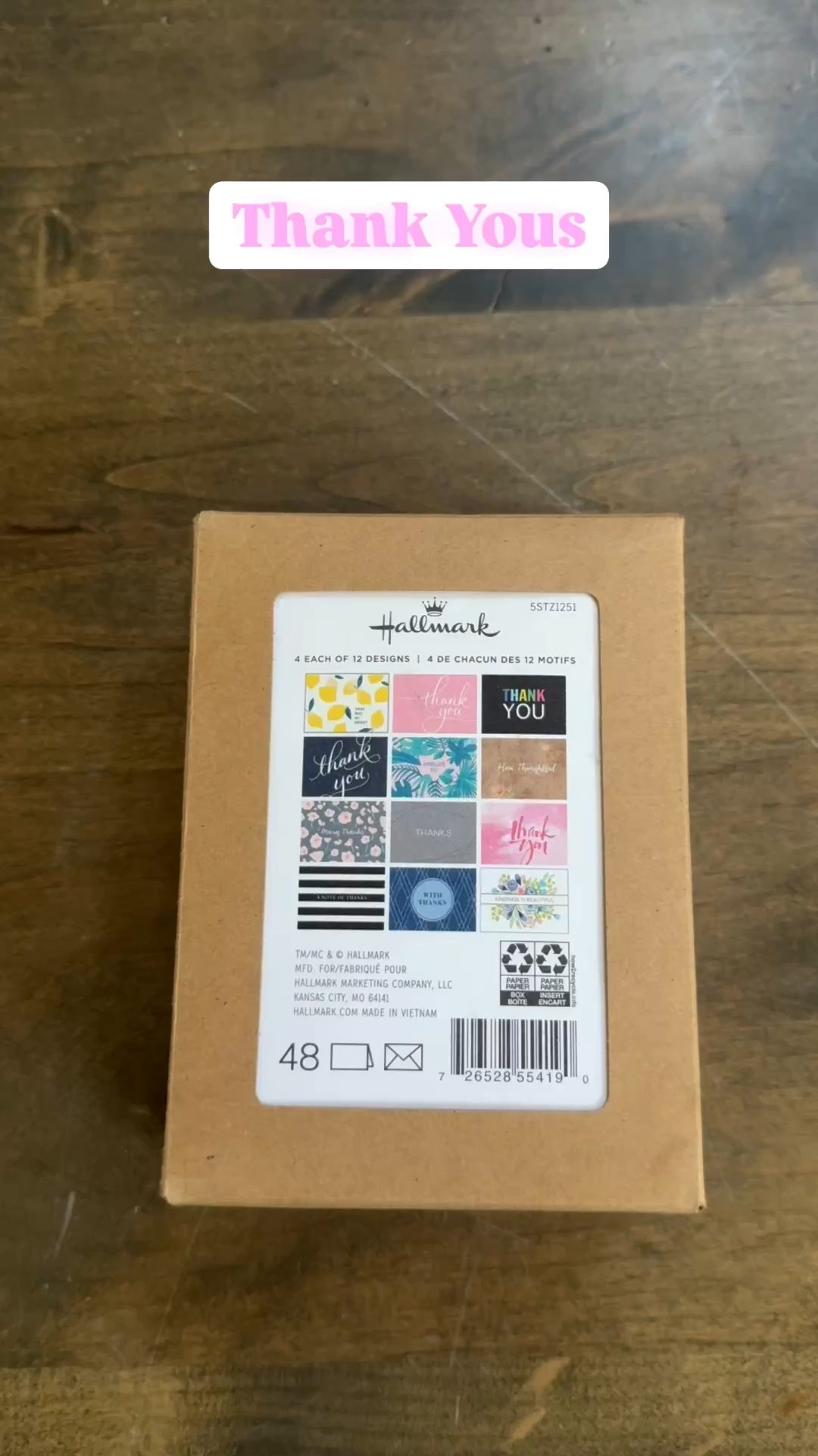 Still love to give handwritten notes but could never find a good variety pack without spending a fortune until now! This box of 48 cards (including envelopes) is full of feminine & masculine options and sells for under $15 @amazon!