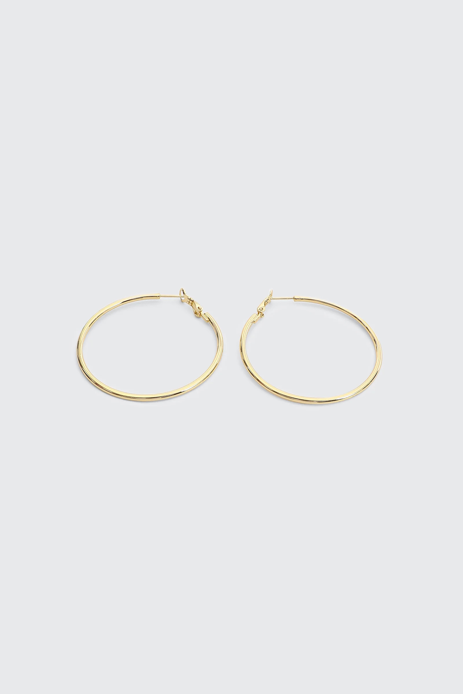 14K Gold Plated Thin Hoops | Ardene