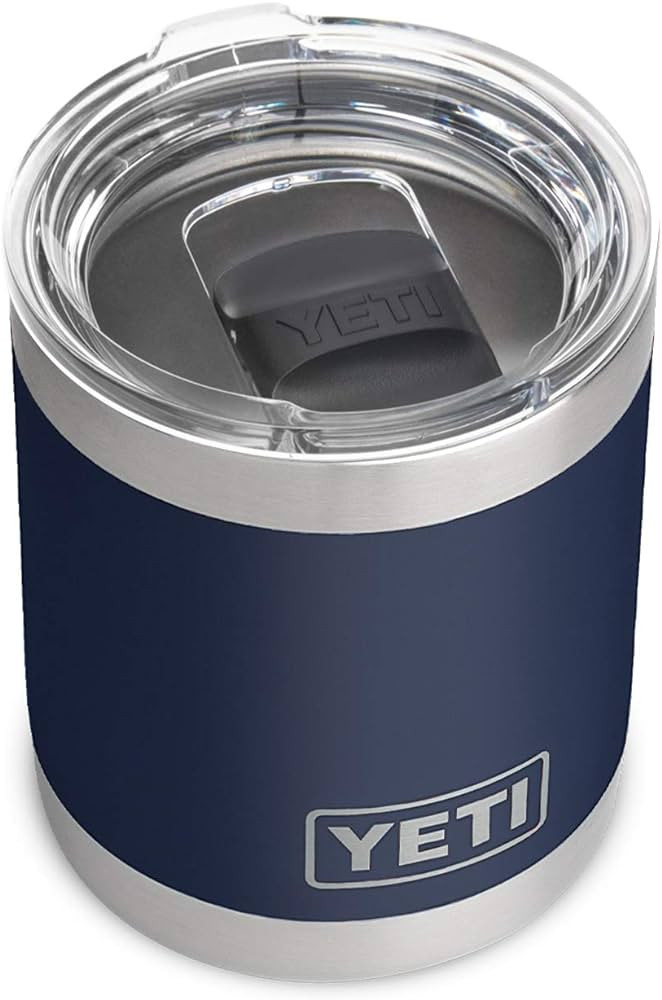 YETI Rambler 10 oz Lowball, Vacuum Insulated, Stainless Steel with MagSlider Lid | Amazon (US)
