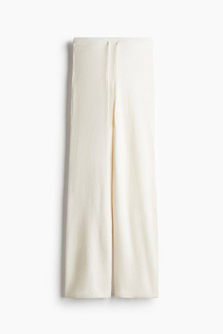 H & M - Chenille Pants - White | H&M (US + CA)