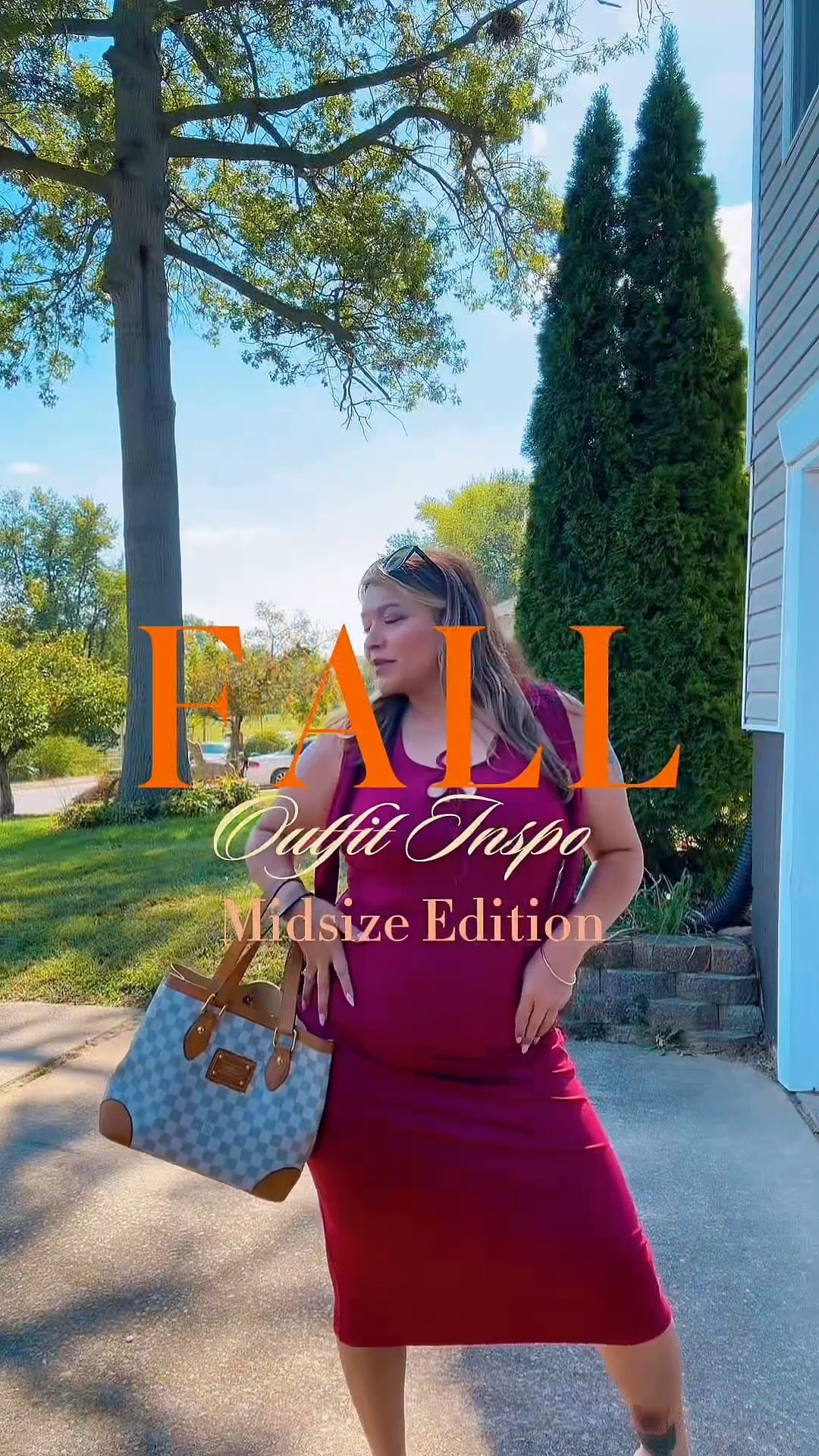 Embracing fall in this cozy yet chic look 🍂🍁✨ 
From the stunning burgundy midi dress to the perfect cardigan layer, every detail is giving major fall vibes!
I’m rocking a size XL in this curve hugging dress and a medium in the cardigan.

Want to rock this fall look too? Shop the pieces below ⬇️ 

#FallFashion #AutumnVibes #CozyChic #OOTD #BurgundyDreams #Fashionista #LuxuryStyle #LouisVuitton #TiffanyAndCo #KeyholeDress #FallStyle #Midsize #MidsizeFashion

#LTKSeasonal #LTKMidsize