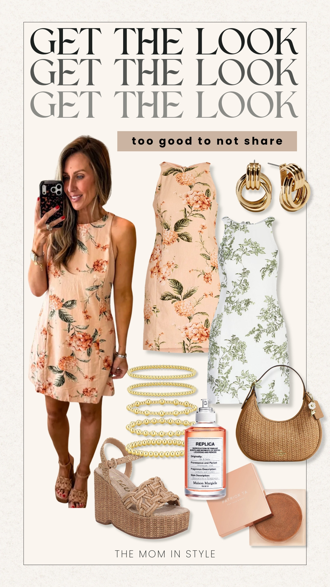 this floral dress look is the perfect mix of feminine and effortless 🌸 paired it with woven heels, gold jewelry, and neutral accessories for an easy summer outfit that works for brunch, vacation, showers, or date night

summer dress outfit, floral dress, feminine style, woven heels, vacation outfit ideas, brunch outfit, neutral accessories, chic summer fashion, date night look, affordable style inspiration

#LTKootd #LTKmomlife #LTKSeasonal