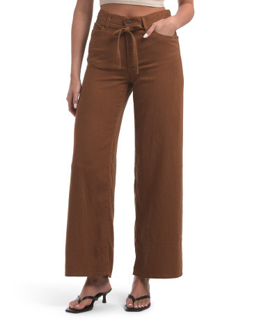 Linen Blend Xl Straight Sorrel Horse Pants | Marshalls
