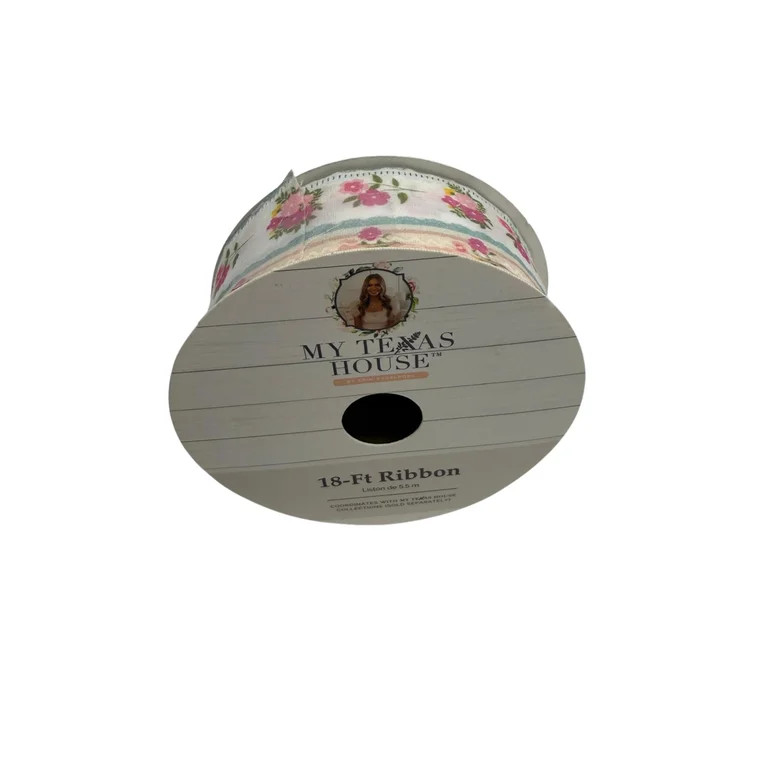 Floral Easter Ribbon, Multicolor, 18', by My Texas House | Walmart (US)