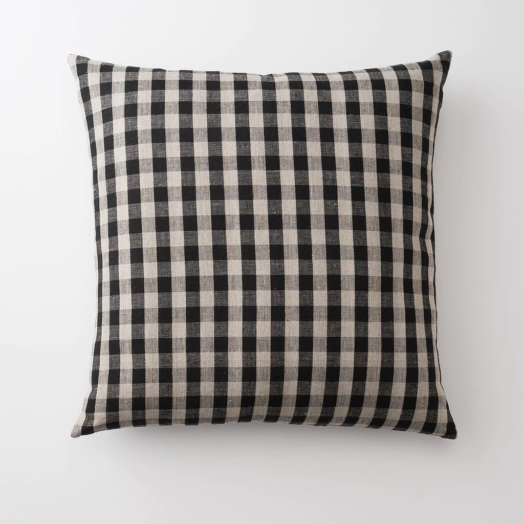 Linen Check Pillow | Schoolhouse