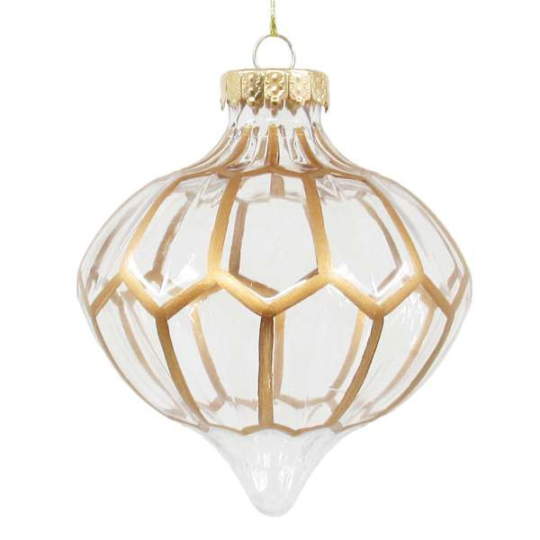 & Clear Hanging Ornament, 3" | At Home