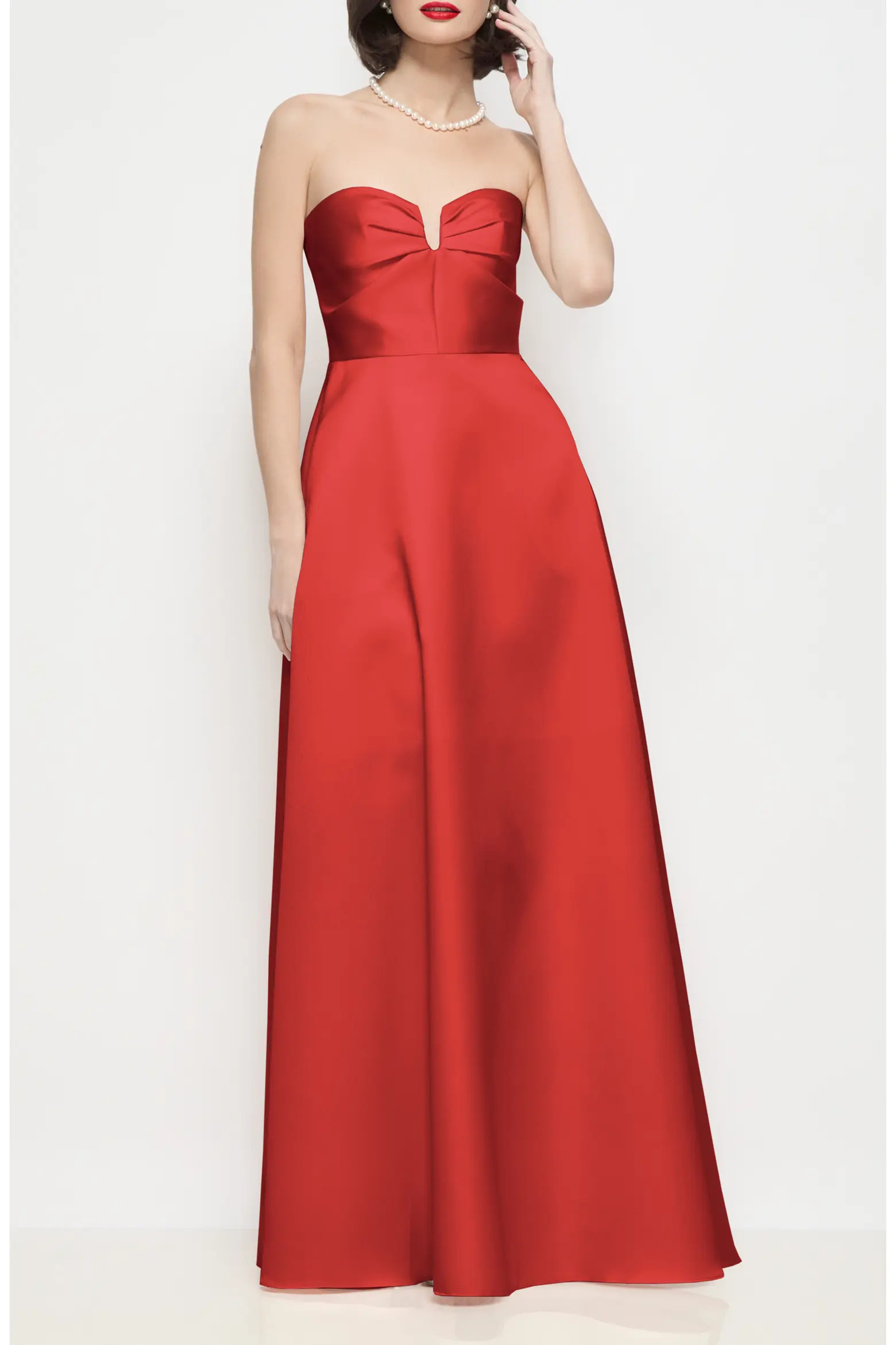 Veronica Strapless Satin Gown (Women) | Nordstrom | Nordstrom
