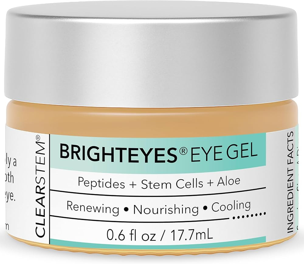 CLEARSTEM - BRIGHTEYES - Eye Gel - Nourishing Eye Cream - Cooling Gel - Stem Cells Blend - Peptid... | Amazon (US)
