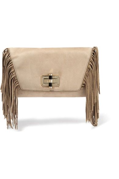 Voyage Boho fringed nubuck clutch | NET-A-PORTER (US)