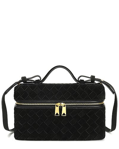 Woven Suede Leather Camera Bag | Rue La La