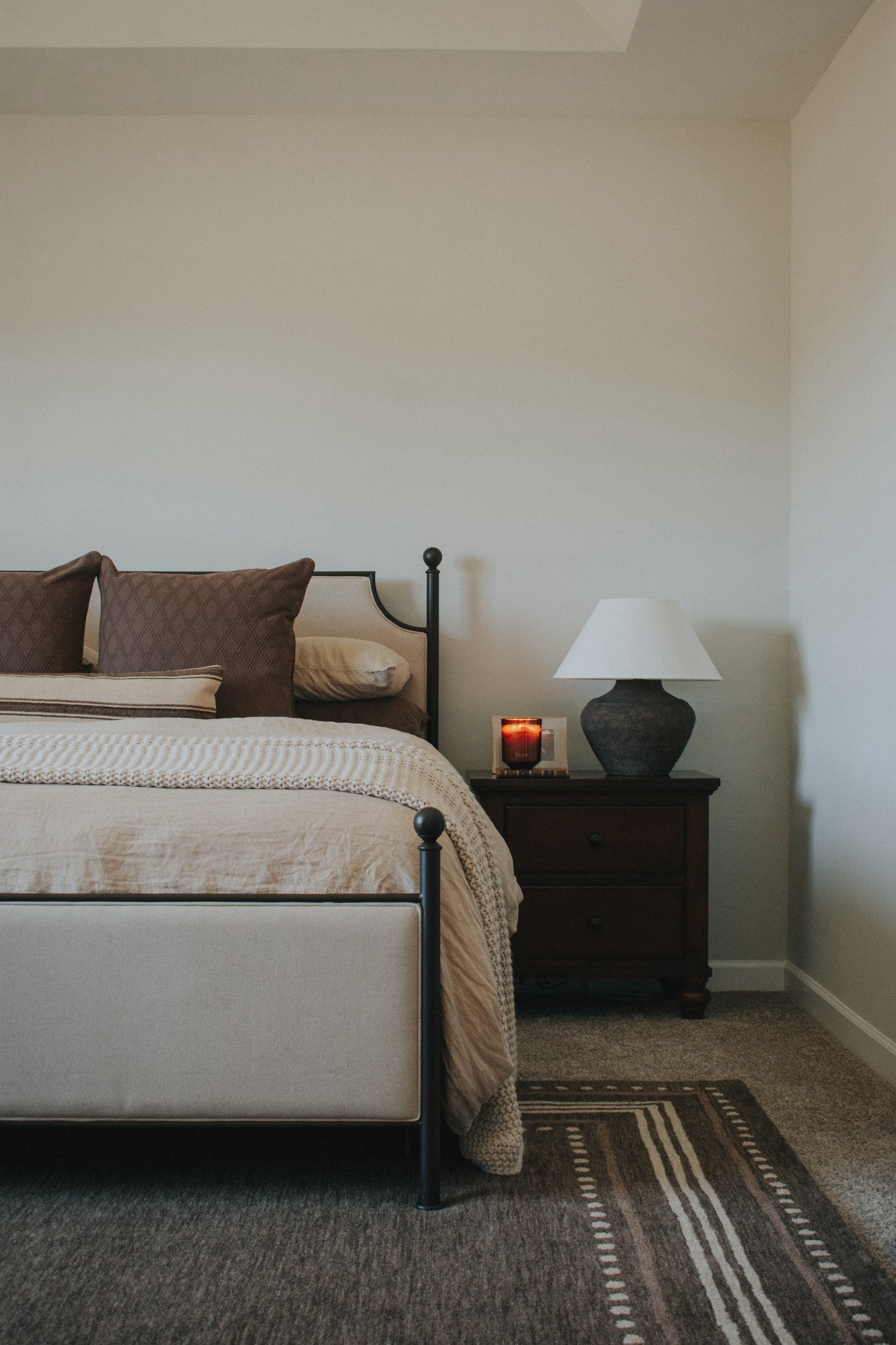 Primary bedroom neutral bedroom none quince. Lolo rug. Troy lighting. Knit throw. Linen bedding  

#LTKHome #LTKStyleTip