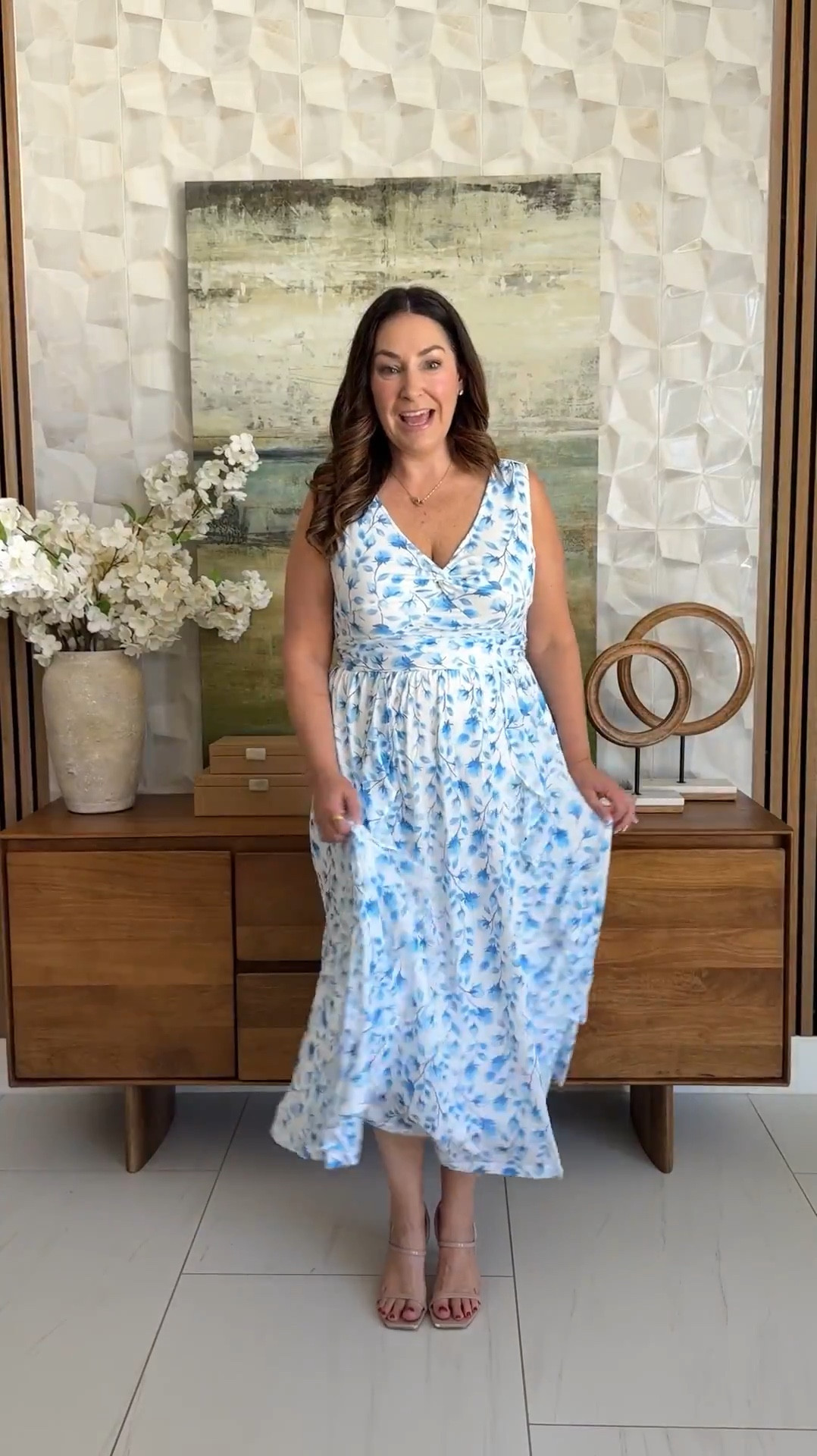 Spring Amazon dress great for Mother’s Day and events- this is lined and wearing large 

#LTKMothersDay #LTKOver40 #LTKMidsize