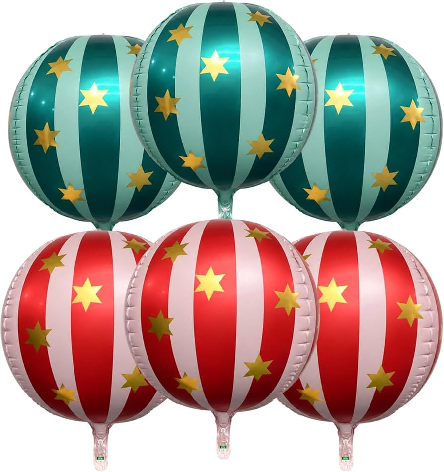 6PCS Circus Balloons, Carnival Decorations and Circus Party Decorations, Retro Party Atmosphere C... | Amazon (US)
