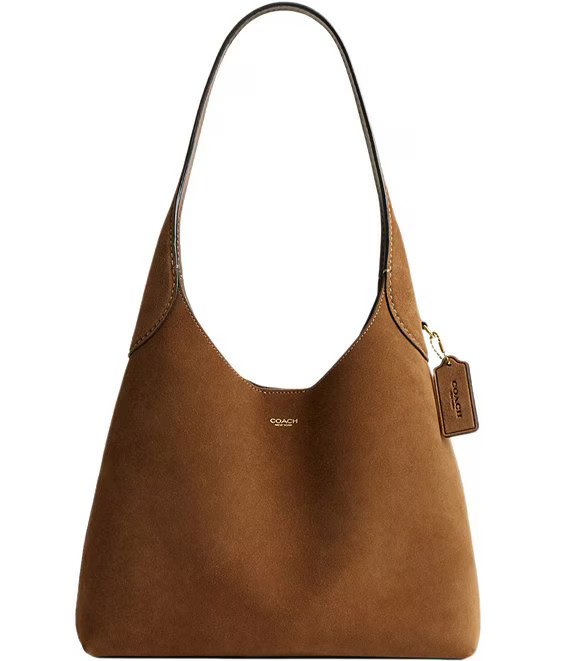 COACHBrooklyn 28 Suede Hobo Bag | Dillard's