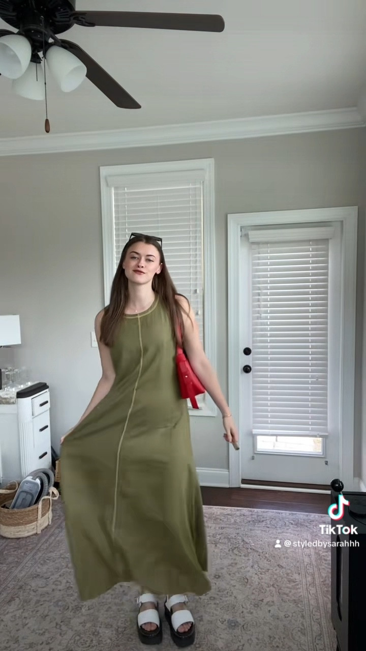 summer linen dress to stay cool 💚

#LTKStyleTip #LTKBeauty