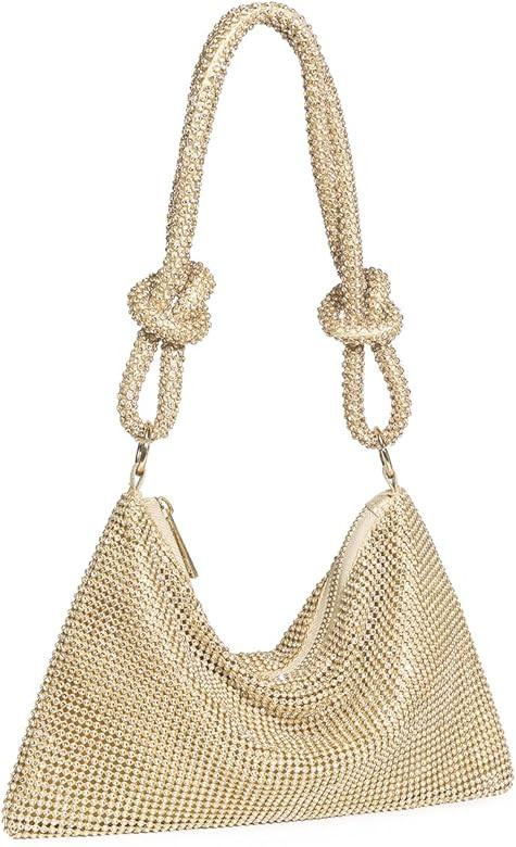 YUWITA Rhinestone Purse for Women Evening Bag Glitter Sparkly Mini Handbags | Amazon (US)