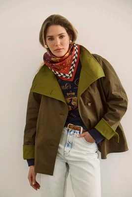 Howell Cropped Trench | Hunter Bell