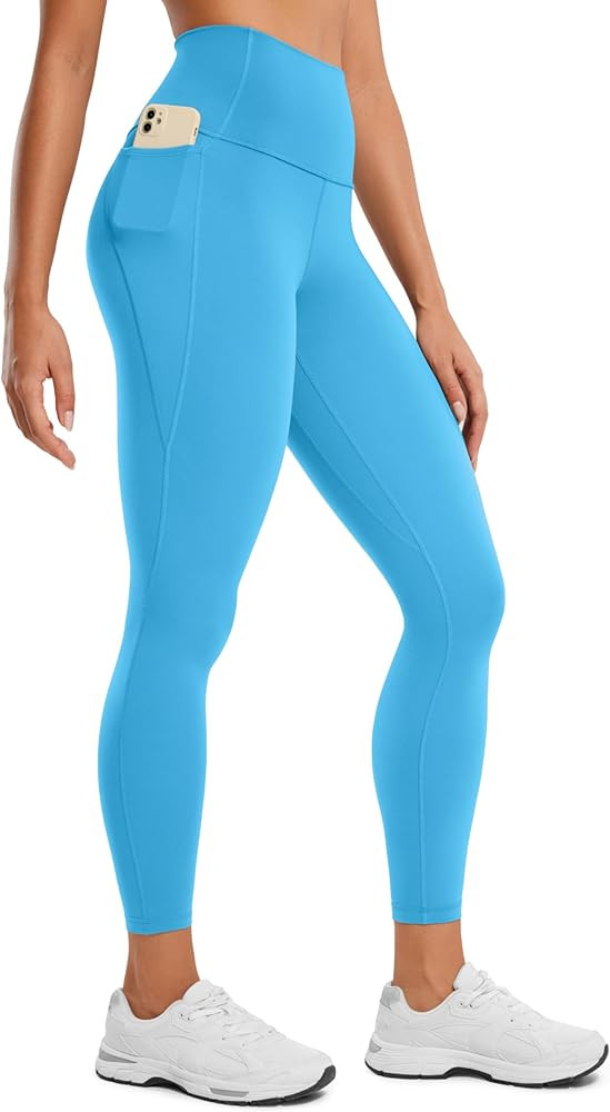 CRZ YOGA Butterluxe Workout Leggings Pockets 25'' - High Waisted Gym Womens Yoga Pants Buttery So... | Amazon (US)