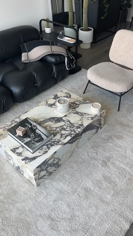 moment for the rug. in love 😮‍💨☁️

living room inspo, mario bellini sofa, marble table

#LTKunder50 #LTKunder100 #LTKhome