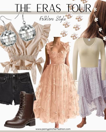 Folklore style. 
Taylor swift outfit ideas for the Eras tour. 
The Eras Tour movie outfits
Taylor Swift concert outfits
2024 Taylor swift concert style
Taylor swift outfits 
The Eras outfit Ideas
Folklore outfit ideas

#LTKfindsunder100 #LTKstyletip #LTKfindsunder50