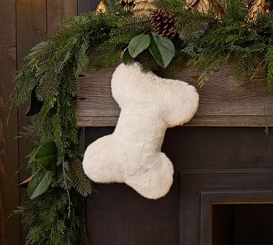 Alpaca Faux Fur Pet Stocking | Pottery Barn (US)