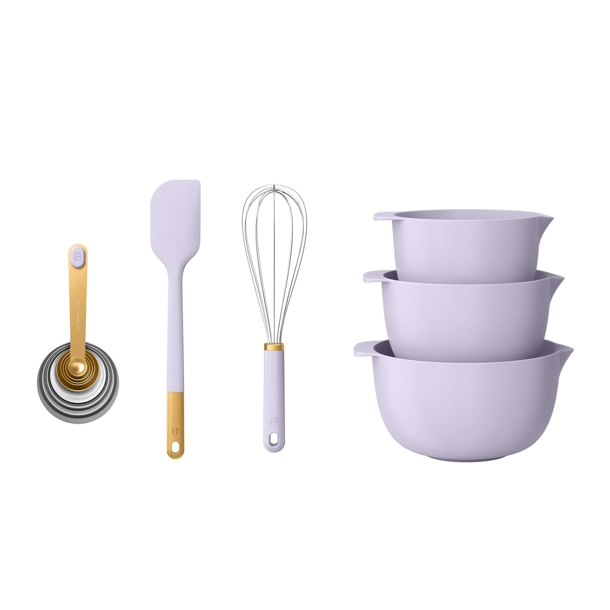 Beautiful 14-Piece Mix & Measure Set, Lavender by Drew Barrymore | Walmart (US)