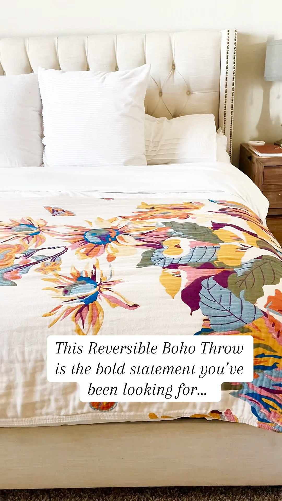“anthro” inspired throw blanket is the prettiest BOHO item I’ve purchased. It gave my room the color it desperately needed. This would be a beautiful gift for teachers, friends, mothers day, and ladies! 

#LTKFindsUnder50 #LTKHome #LTKSaleAlert