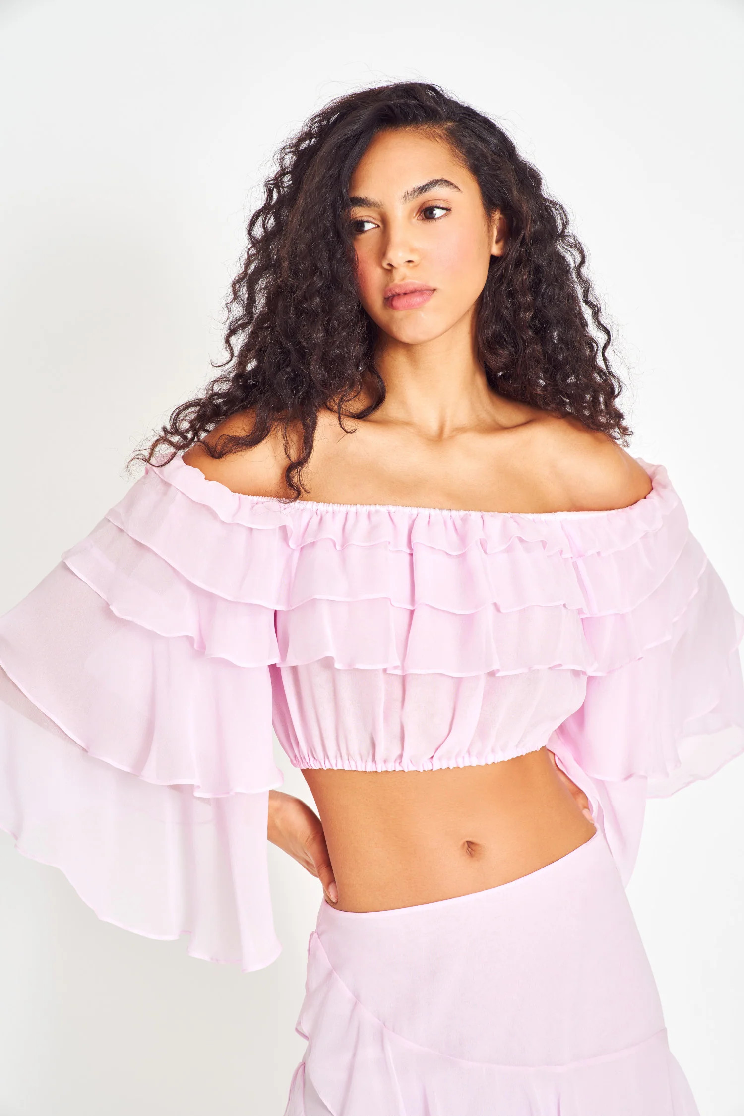 Alby Silk Crop Top | LOVESHACKFANCY