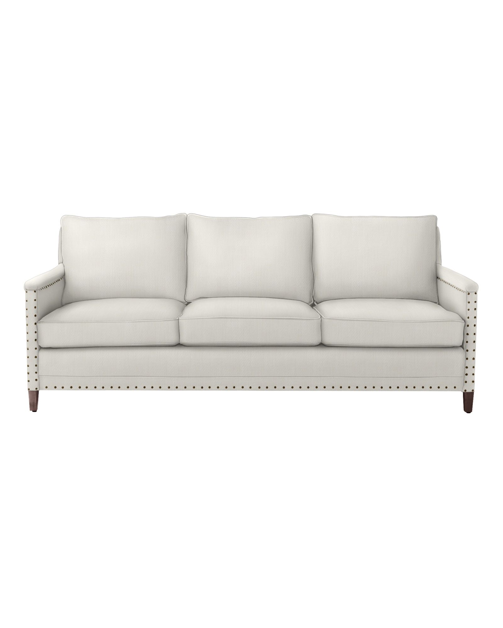 Spruce Street 3-Seat Sofa with Nailheads | Serena and Lily