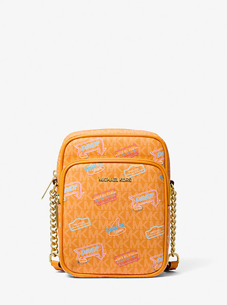 Jet Set Medium Embellished Signature Logo Crossbody Bag | Michael Kors US