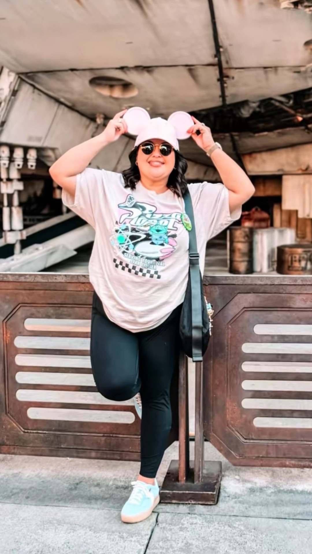 Hollywood Studios outfit ✨
Disney park outfit, Hollywood Studios style, midsize Disney look, comfy theme park outfit, graphic tee outfit, black leggings, Mickey ears, crossbody bag, casual Disney style, park day sneakers, Disney mom outfit, Star Wars vibe, all-day walking outfit.

#LTKMidsize #LTKootd #LTKdayinmylife

#LTKootd #LTKmomlife #LTKMidsize
